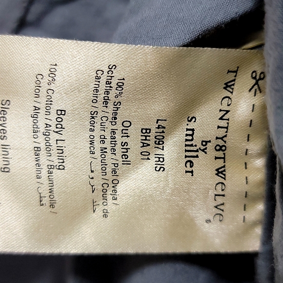 Twenty8twelve sheep leather bolero , size 2 - Picture 6 of 7